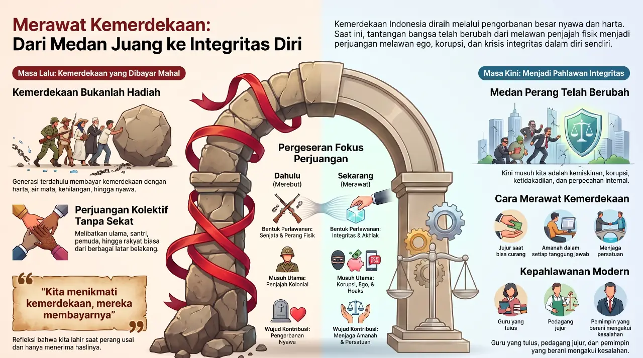 Trilogi Refleksi Kemerdekaan (Part-1/3) “Kita Menikmati Kemerdekaan, Mereka Membayarnya”